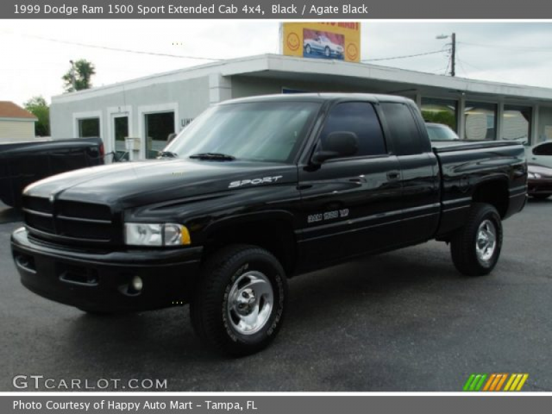 1999 Dodge Ram 1500 Sport Extended Cab 4x4 in Black. Click to see ...