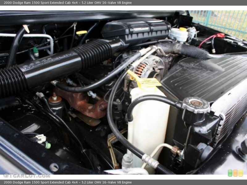 Liter OHV 16-Valve V8 Engine for the 2000 Dodge Ram 1500 #50393949