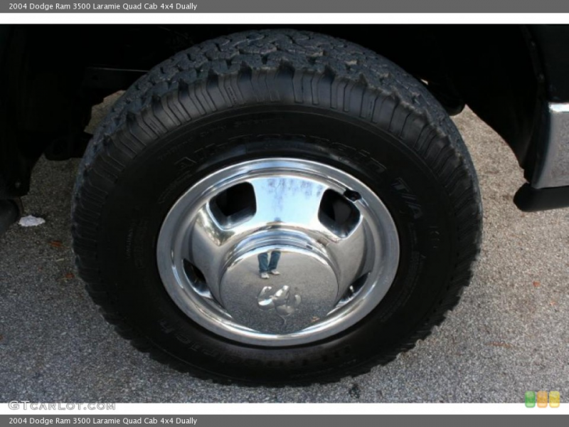 2004 Dodge Ram 3500 Laramie Quad Cab 4x4 Dually Wheel and Tire Photo ...