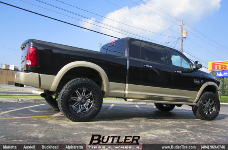Dodge Ram 2500 with 20in Fuel Hostage Wheels
