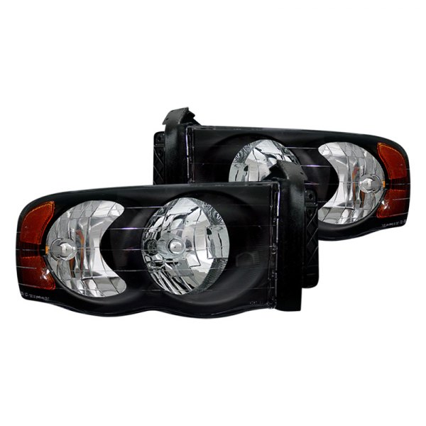 CG® - Black Euro Headlights - 1500 / 2500 / 3500
