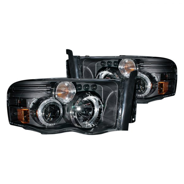 CG® - Black CCFL Halo Projector Headlights with LEDs Gen 2 - 1500 ...