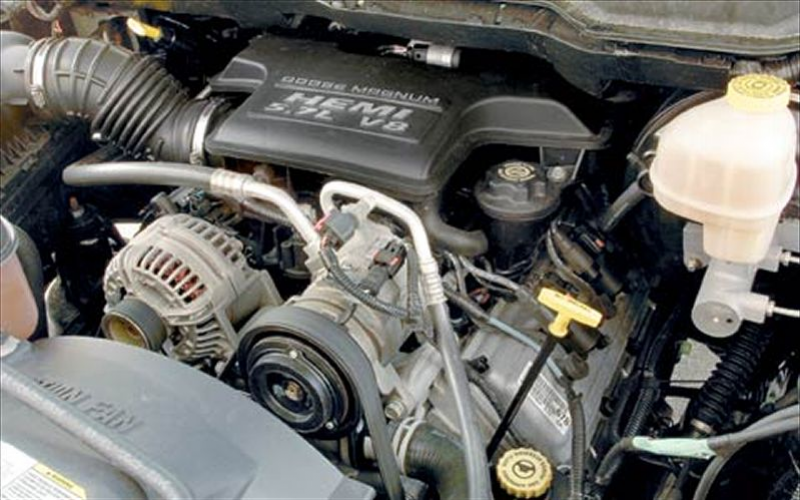 2003 Dodge Ram 2500 Hd Top Engine View