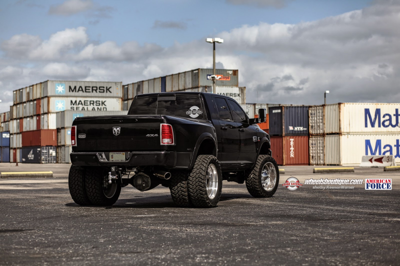 RAM 3500 Dually On Nitto Trail Grapplers by American Force Wheels