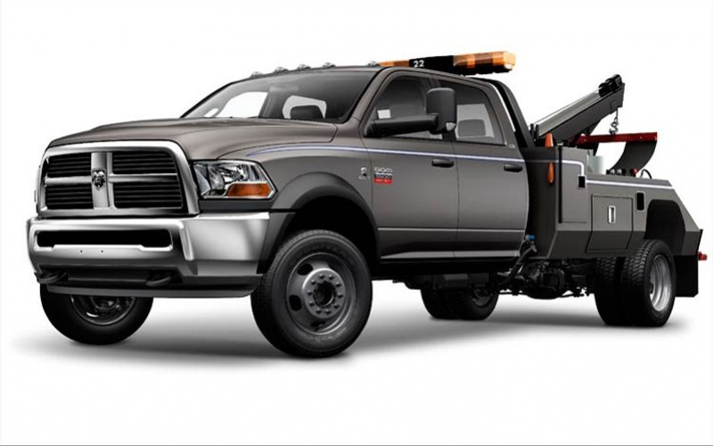2012 Ram 5500 Chassis Cab Tow Truck Front View