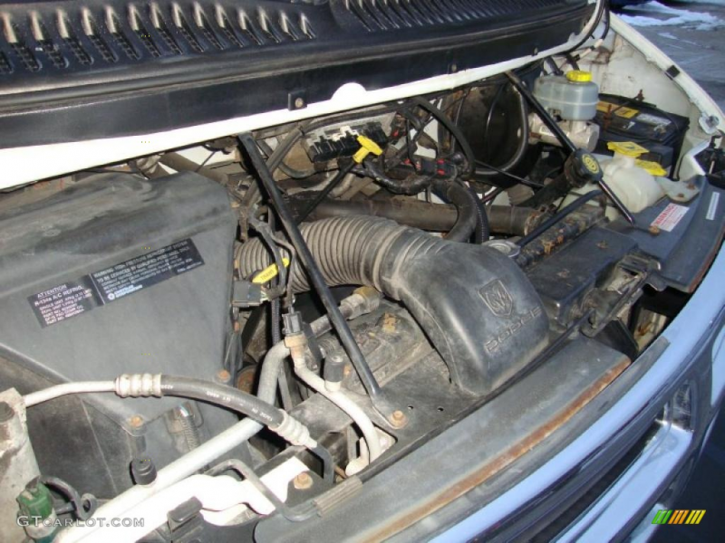 2002 Dodge Ram Van 1500 Passenger 3.9 Liter OHV 12-Valve V6 Engine ...