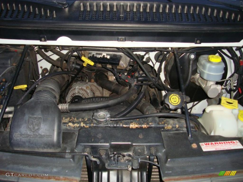 2002 Dodge Ram Van 1500 Passenger 3.9 Liter OHV 12-Valve V6 Engine ...