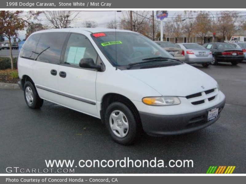 1998 Dodge Caravan in Stone White. Click to see large photo.