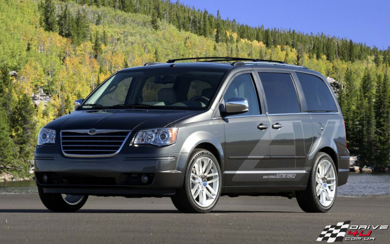 Chrysler Town and Country EV 2009 frontx1280x800 jpg