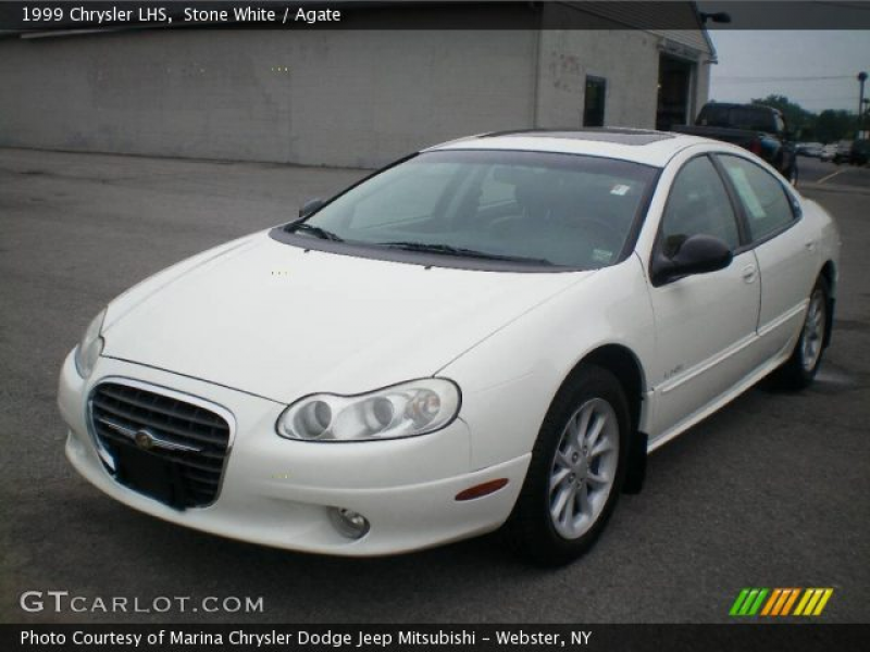 1999 Chrysler LHS in Stone White. Click to see large photo.