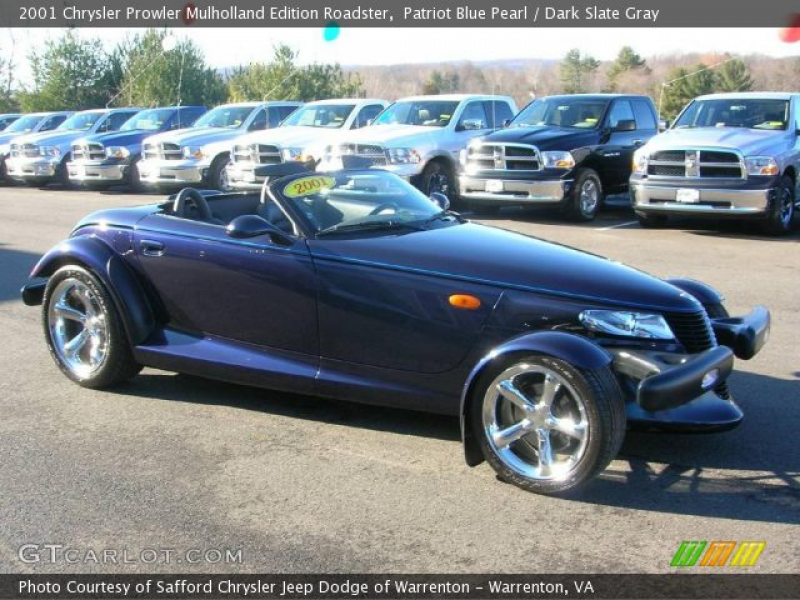 Patriot Blue Pearl 2001 Chrysler Prowler Mulholland Edition Roadster ...