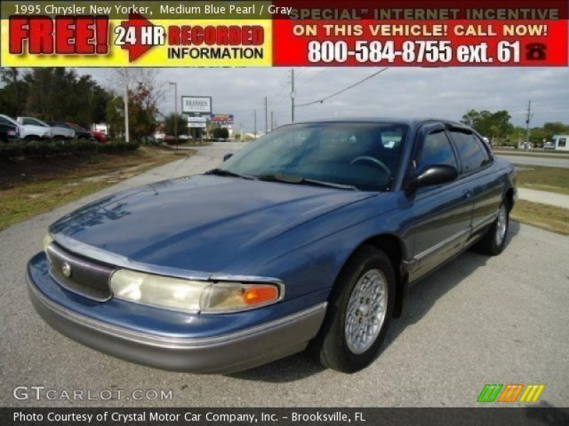 1995 Chrysler New Yorker in Medium Blue Pearl. Click to see large ...