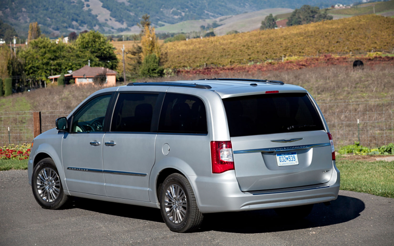 2012 Chrysler Town And Country Rear Three Quarter