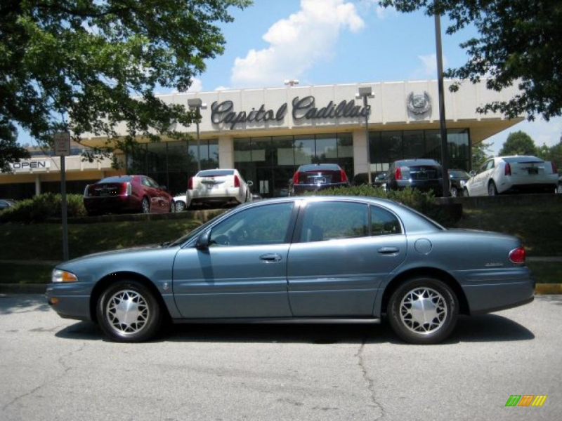 Blue 2002 Buick LeSabre Limited with Medium Gray seats