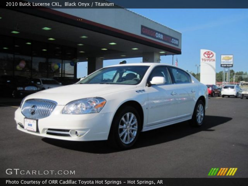 2010 Buick Lucerne CXL in Black Onyx. Click to see large photo.