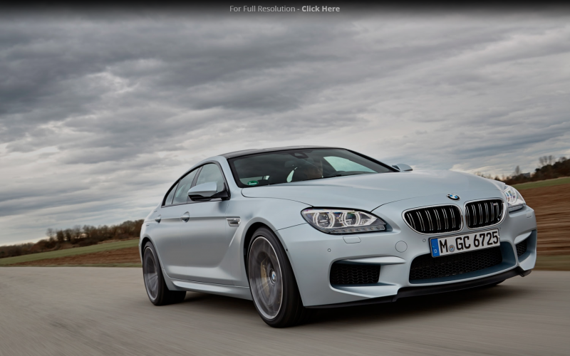 2014 BMW M6 Gran Coupe front right view 2
