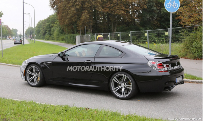 2016 BMW M6 facelift spy shots