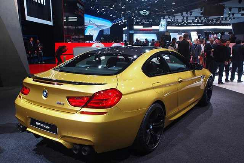 2016 BMW M6 Gran Coupe rear view