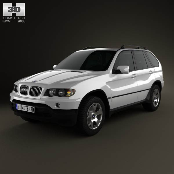 3D model of BMW X5 (E53) 2000