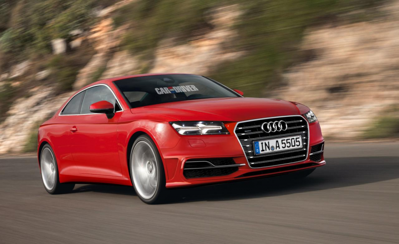2016 Audi A5 coupe (artist's rendering)