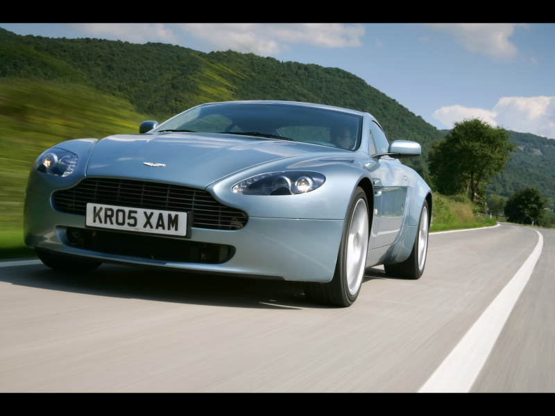 2007 Aston Martin V8 Vantage - Front Angle Speed Low View - 1920x1440 ...