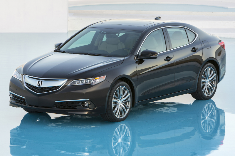 2015 Acura Tlx Front Side Above View