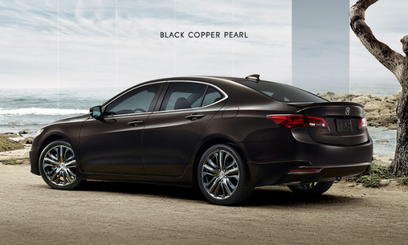 The 2015 Acura TLX will be offered in 7 exterior colors: