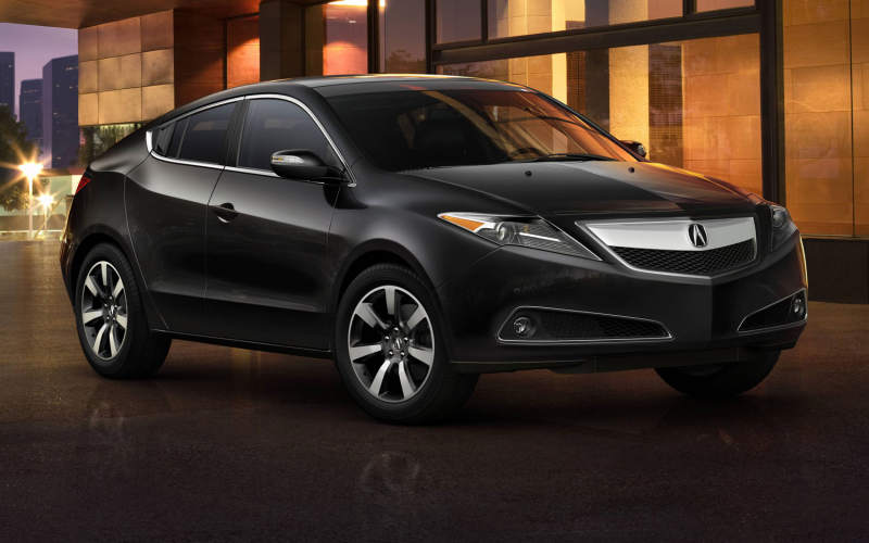 2013 Acura Zdx Front Side View In Black