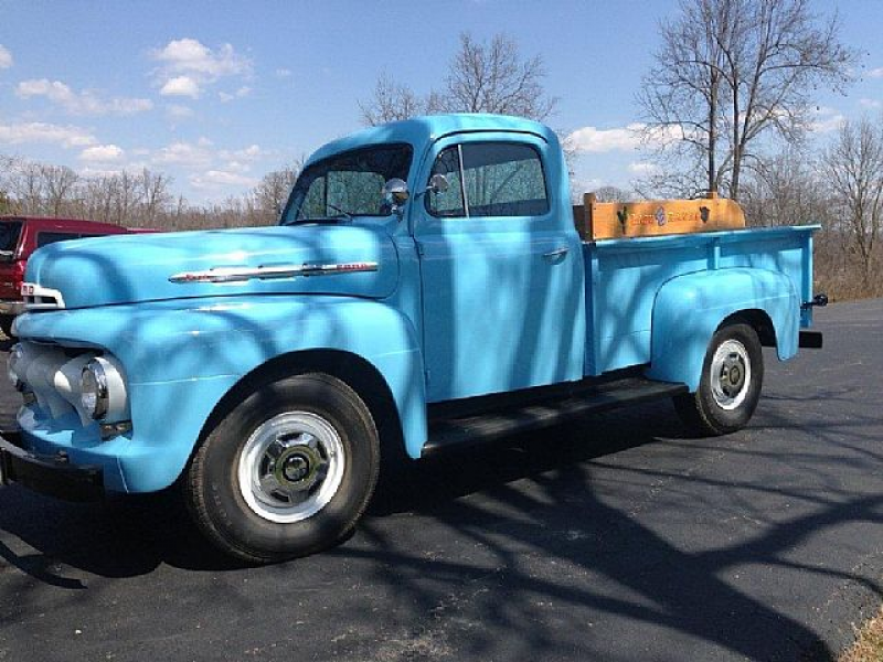 COMPLETELY RESTORED '51 Ford F-2 Pickup, 4 speed with approximately ...