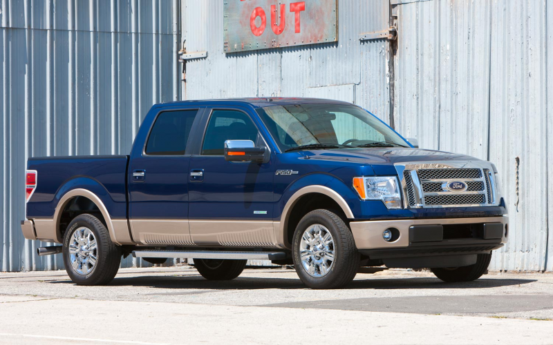 2011 Ford F 150 Ecoboost Lariat Supercrew Front Three Quarters View
