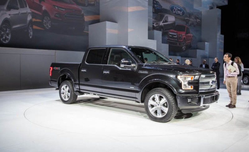 ... this week shows the interior styling of the redesigned 2015 ford f 150