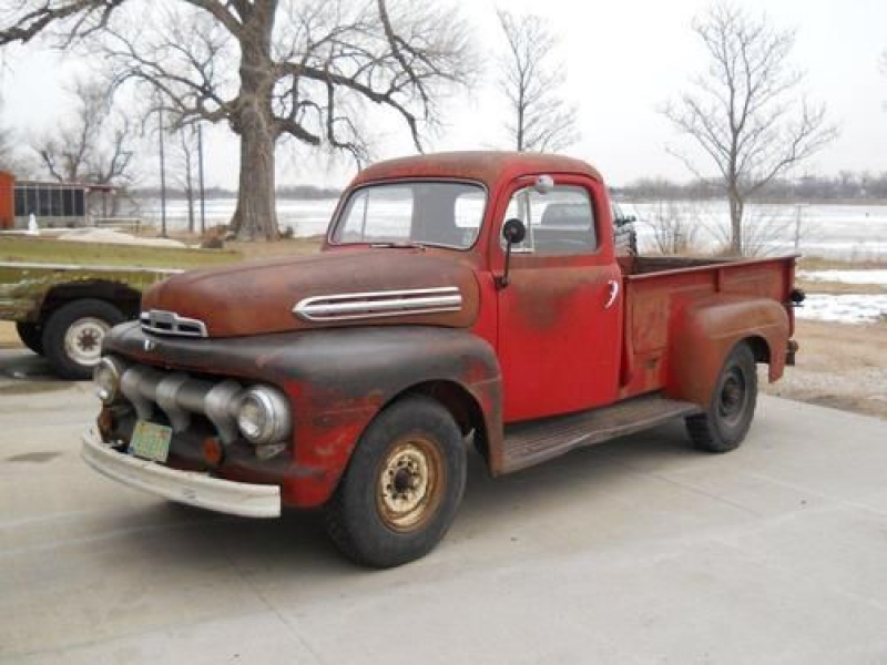 1951 Ford F2 Truck Barn Find stored inside the last 28 years lots of ...
