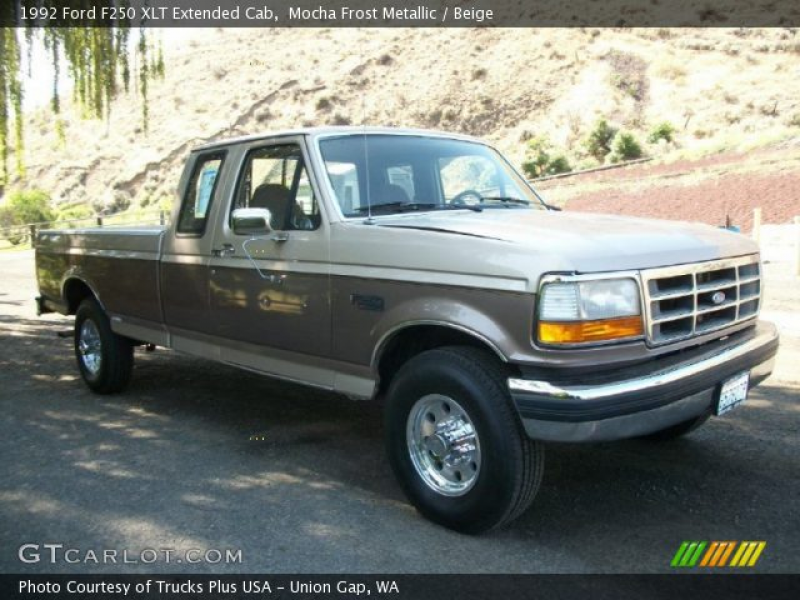 1992 Ford F250 XLT Extended Cab in Mocha Frost Metallic. Click to see ...