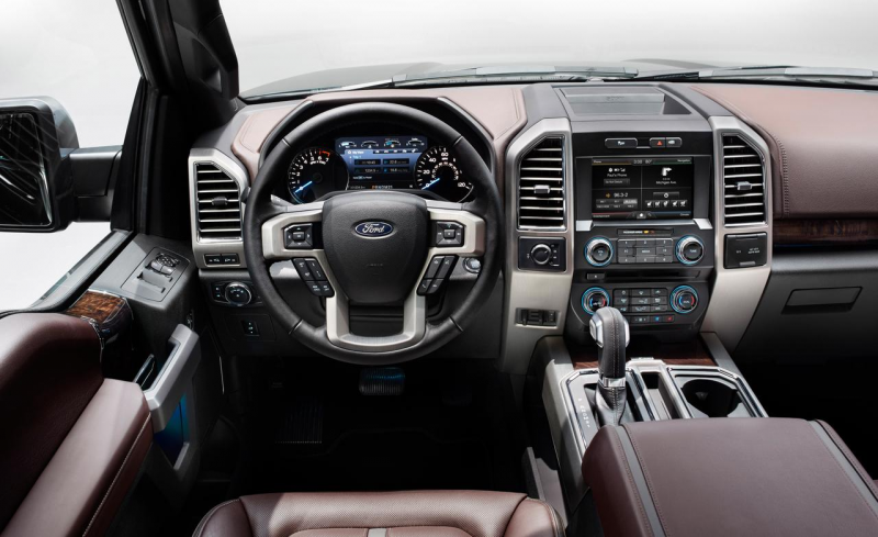 2015 Ford F-150 interior