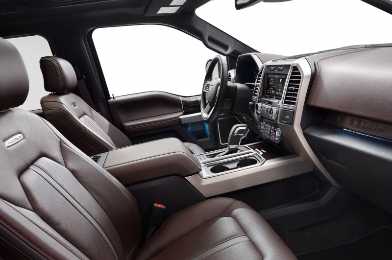 2015 Ford F 150 Platinum Interior