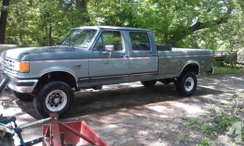 1987 Ford F350 Crew-Cab 4x4 Diesel for sale in Clifton, Wisconsin