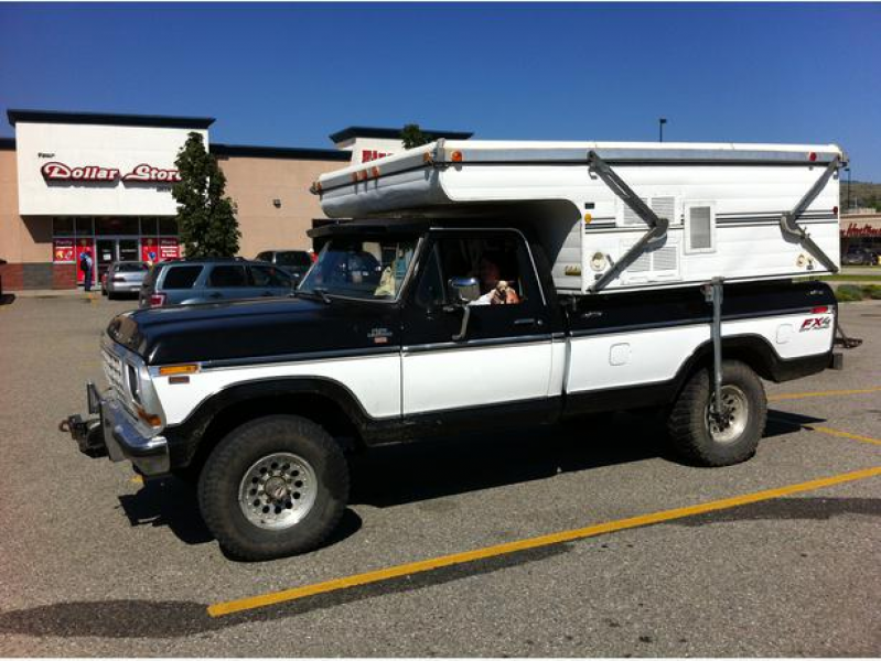 ... needed $6,000 · FORD F250 & Pop-Top Camper (Ford is built like F350