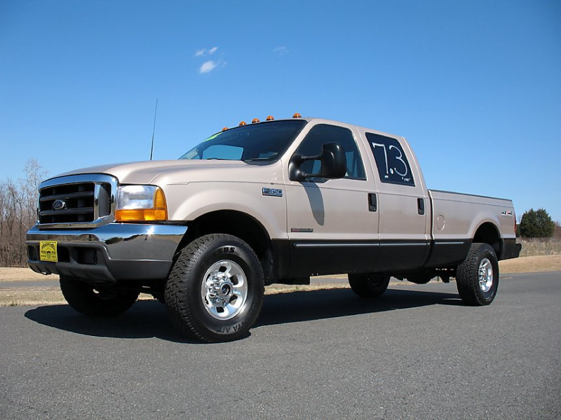 1999 Ford F350 Crew Cab Long Bed Diesel Truck