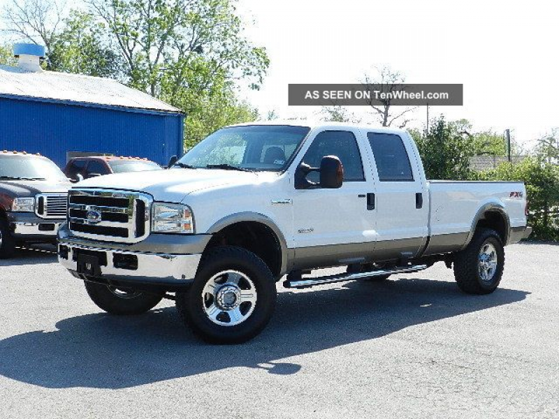 ... Ford F350 4x4 Lariat Fx4 Off Road Turbo Diesel Crew Cab Long Bed