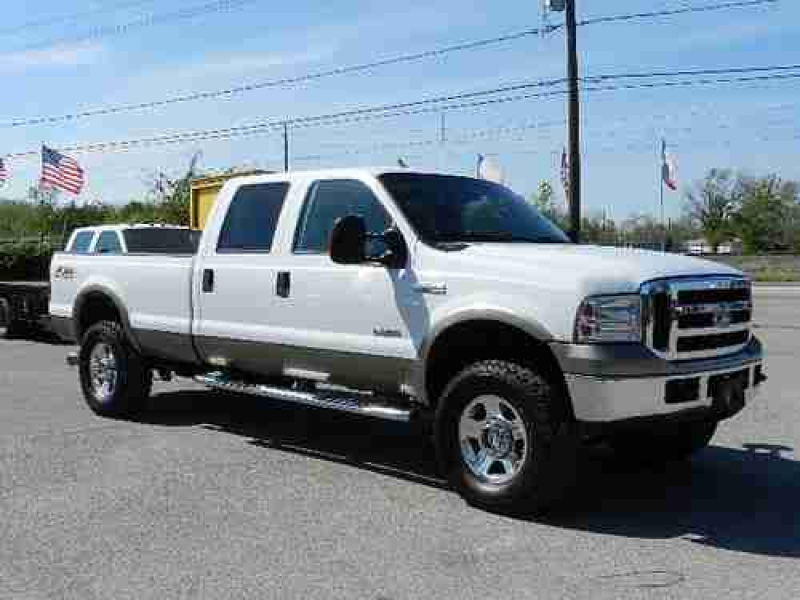 2006 Ford F350 4X4 Lariat FX4 Off Road Turbo Diesel Crew Cab Long Bed ...