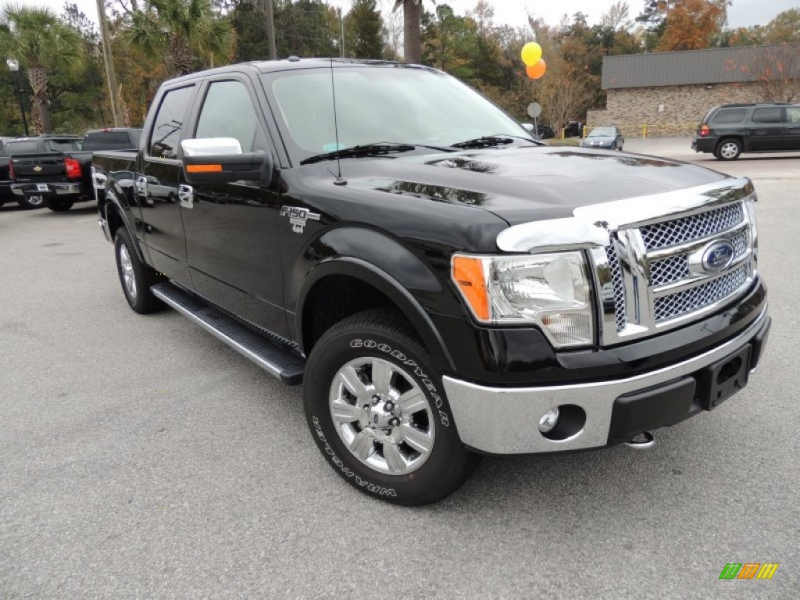 Black 2011 Ford F-150 Lariat Limited Edition with Chaparral/Pale Adobe ...