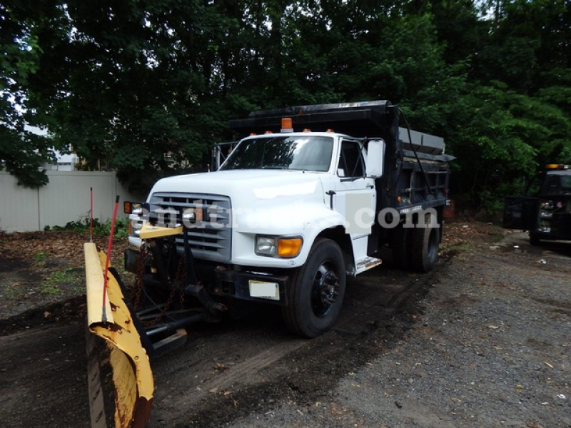 trucks for sale this 1997 ford f series is a single axle salter truck ...