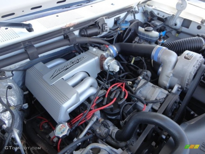 1995 Ford F150 SVT Lightning 5.8 Liter Supercharged OHV 16-Valve V8 ...