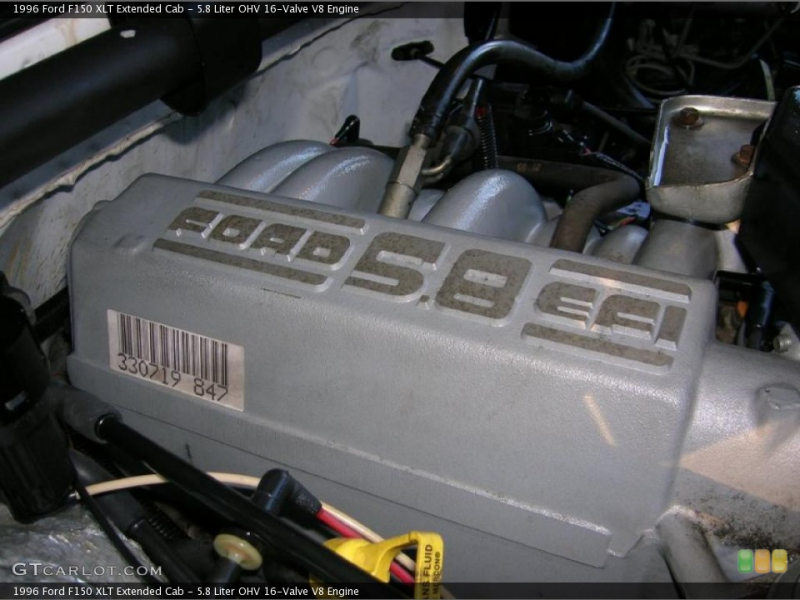 Liter OHV 16-Valve V8 Engine on the 1996 Ford F150 XLT Extended ...
