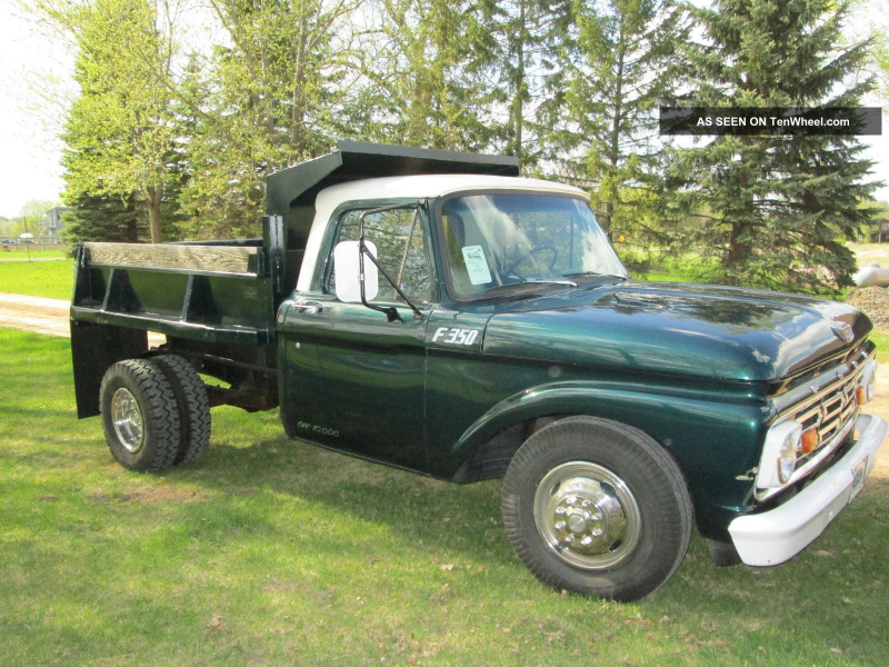 1965 Ford F - 350 Dump Truck, Green, Rare, Collector, Classic, Dually ...