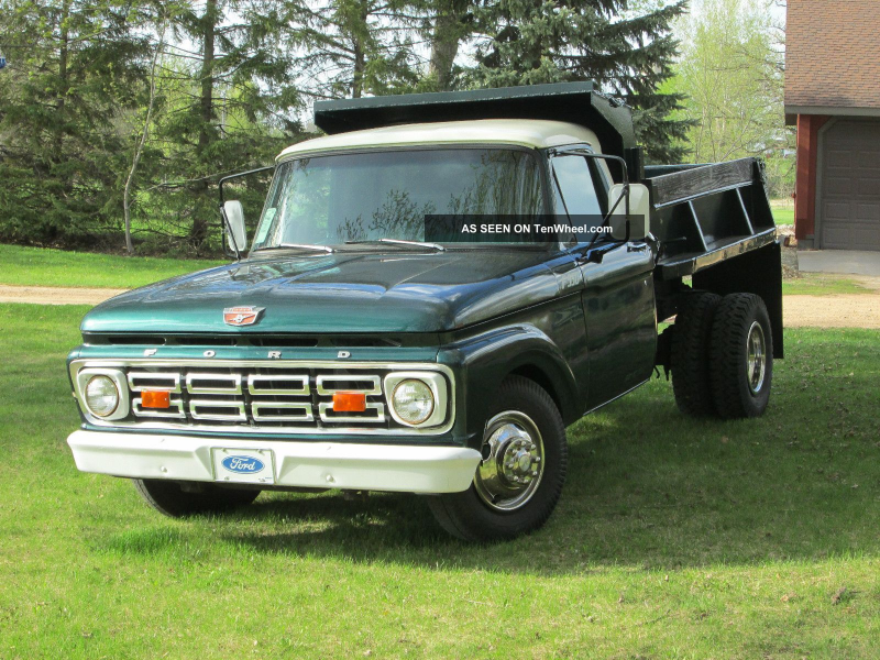 1965 Ford F - 350 Dump Truck, Green, Rare, Collector, Classic, Dually ...