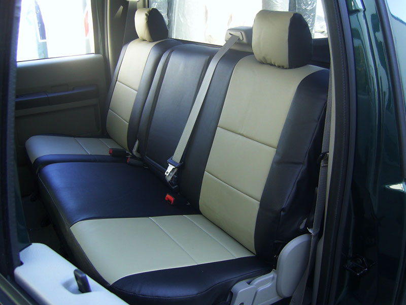 about FORD F-250 F-350 F-450 2005-2012 S.LEATHER CUSTOM SEAT COVER ...