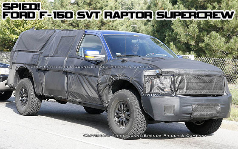 Spied! Ford F-150 SVT Raptor SuperCrew Crew Cab