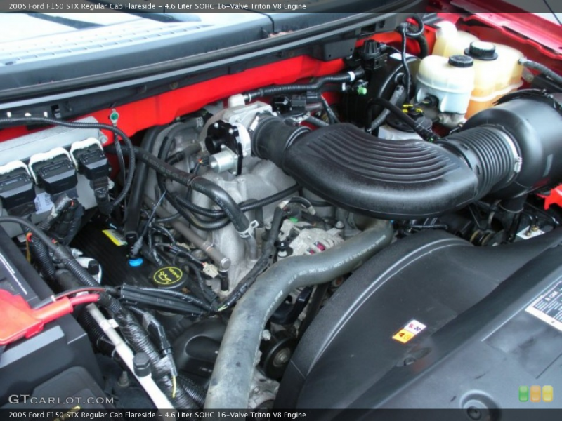 Liter SOHC 16-Valve Triton V8 Engine on the 2005 Ford F150 STX ...