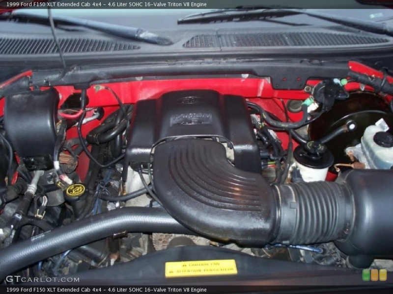 Liter SOHC 16-Valve Triton V8 Engine on the 1999 Ford F150 XLT ...